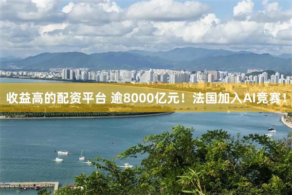 收益高的配资平台 逾8000亿元！法国加入AI竞赛！
